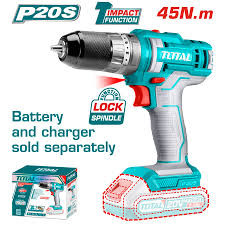 Total Lithium-Ion impact drill 20V-TIDLI201455