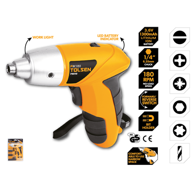 Tolsen 24 Pcs Cordless Screwdriver Set-79010