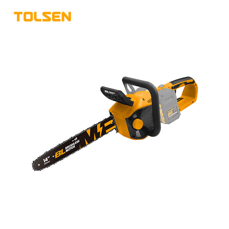 Tolsen Brushless Motor Li-ion Cordless Chain Saw 14" 20V (Without Battery And Charger)-87360