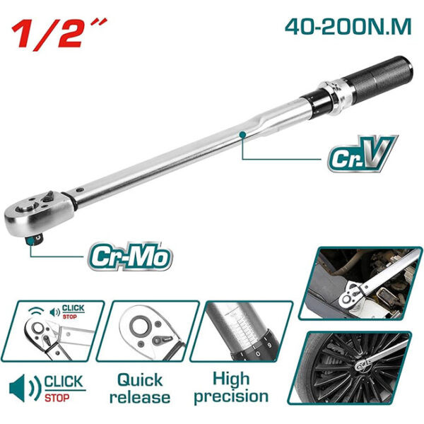 Total Torque Wrench-THPTW200N2
