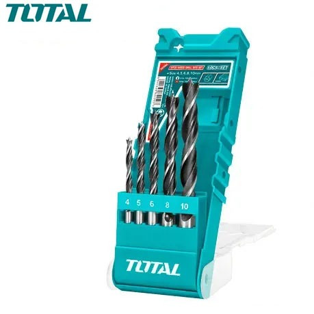Total Wood Drill Bit Set 5 Pcs-TACSD7056