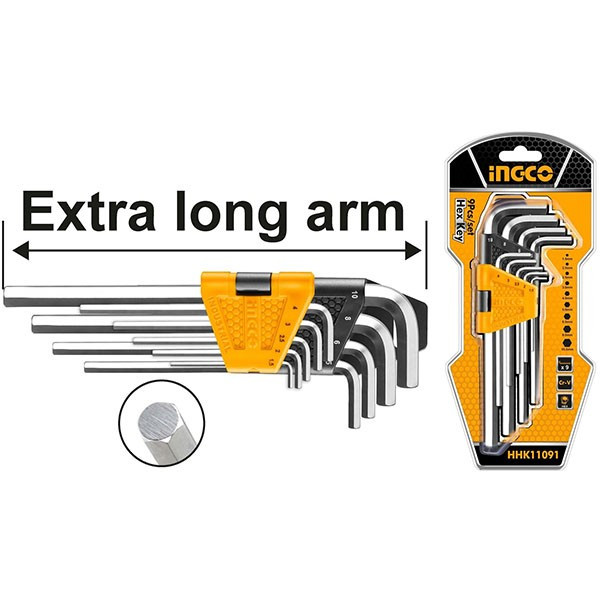 Ingco Hex Key Extra Long Arm-HHK11092