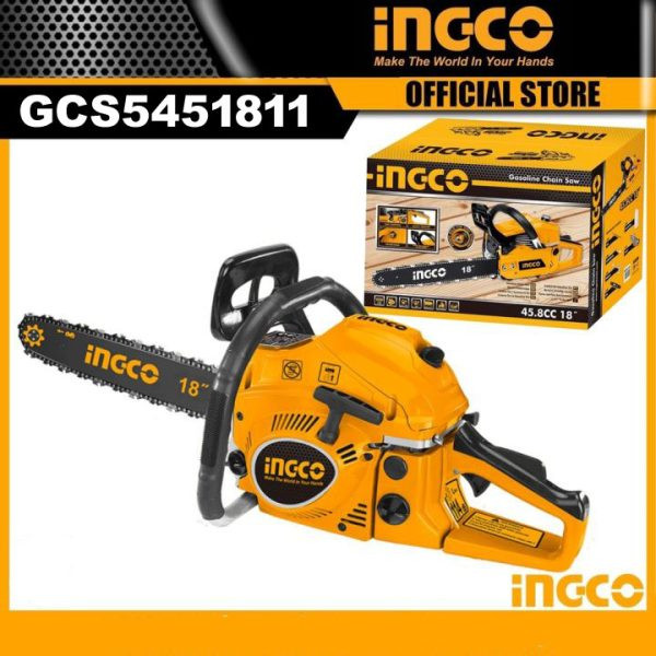 Ingco Gasoline Chain Saw 18"-GCS5451811