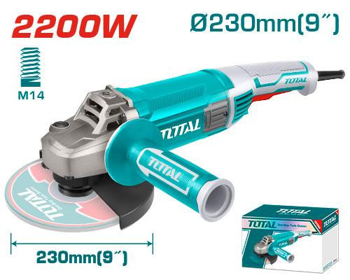Total ANGLE GRINDER 2200W 9"-TG12223026