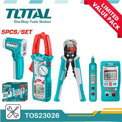 Total 5 Pcs Electrical Test Kit Combo