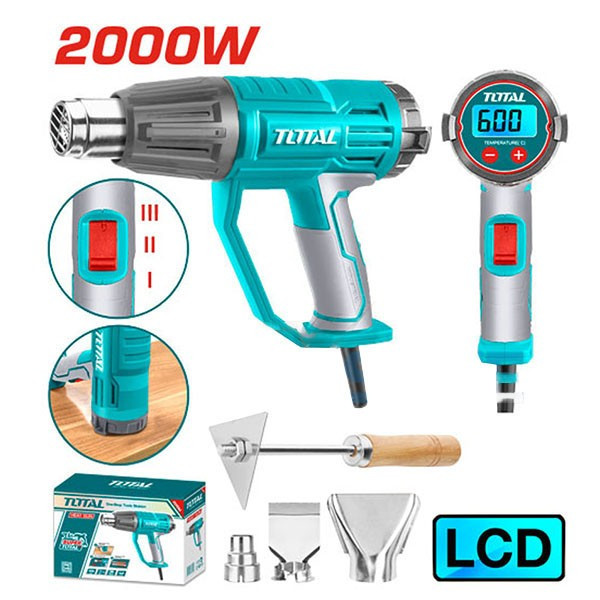 Total HEAT WITH GUN LCD DISPLAY 2000W-TB20056